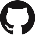 GitHub logo linked to login